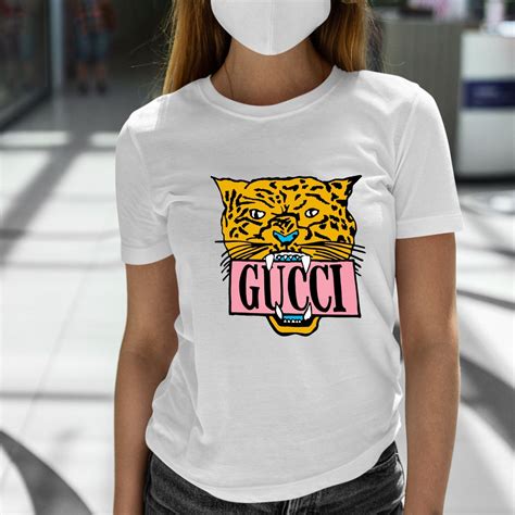 gucci tiger white t shirt|Gucci tiger t shirt men.